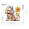 Diamond Painting-DIY Crystal Rhinestone Teddy Dog