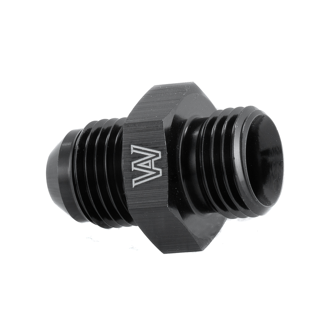 Alloyworks 6AN to 6AN Male Flare Reducer Coupler Adapter Fitting Straight Aluminum