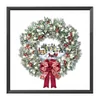(Stamped/Counted) Christmas Wreath - 11CT/14CT Stamped Cross Stitch 40*40cm/15.75*15.75in