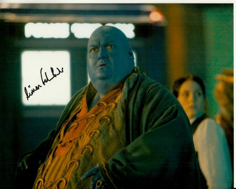 SIMON FISHER-BECKER hand-signed DOCTOR WHO 8x10 w/ uacc rd coa DORIUM MALDOVAR