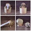 Pure Copper Exquisite Tape Measure Mini Manual Reel Retro flywheel Sewing Tool