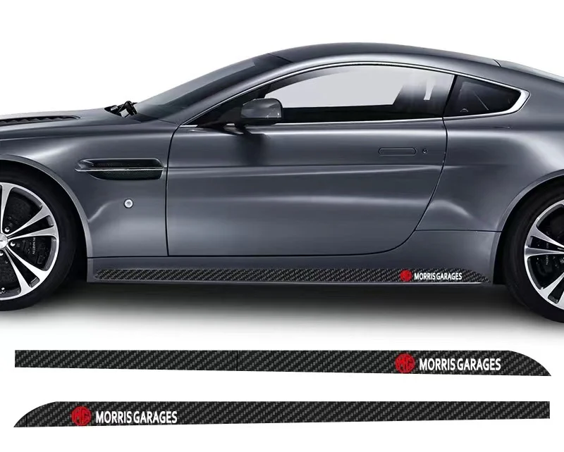 Car side skirt carbon fiber sticker