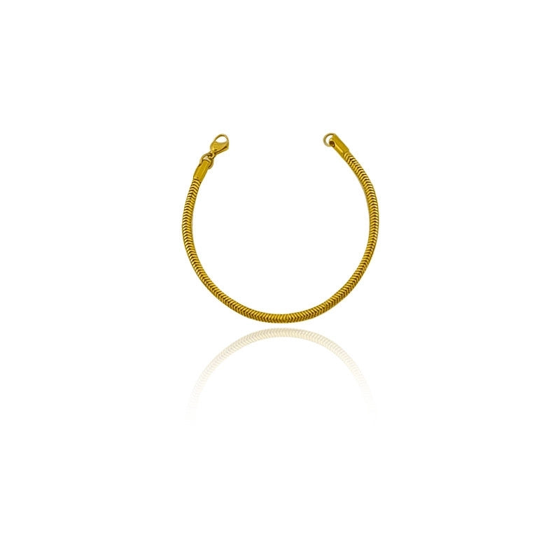 Hip-Hop Retro Rhombus 304 Stainless Steel Bracelets In Bulk