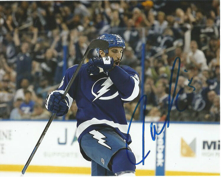 Tampa Bay Lightning Jason Garrison Signed Autographed 8x10 Photo Poster painting COA