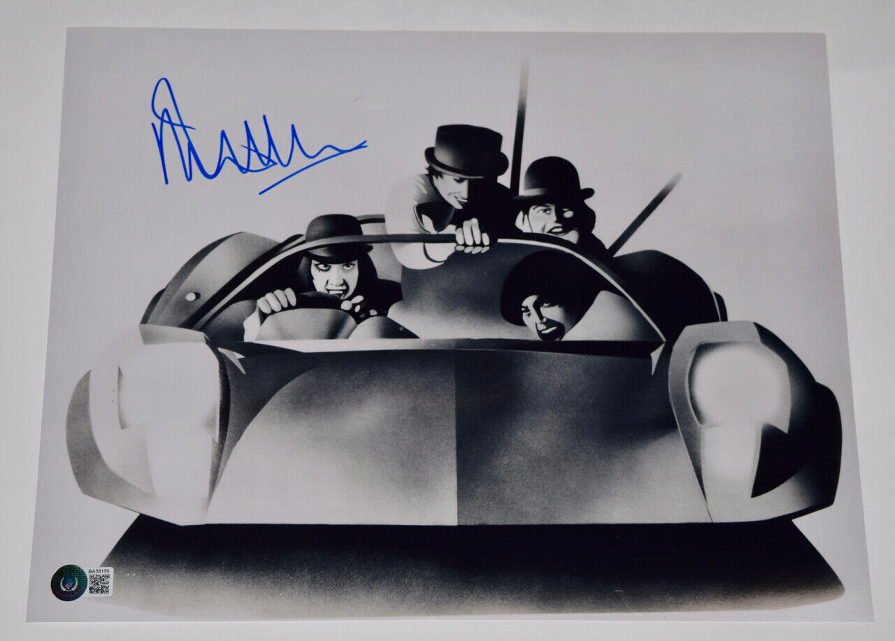 Malcolm McDowell Signed Autograph 11x14 Photo Poster painting A Clockwork Orange Beckett BAS COA