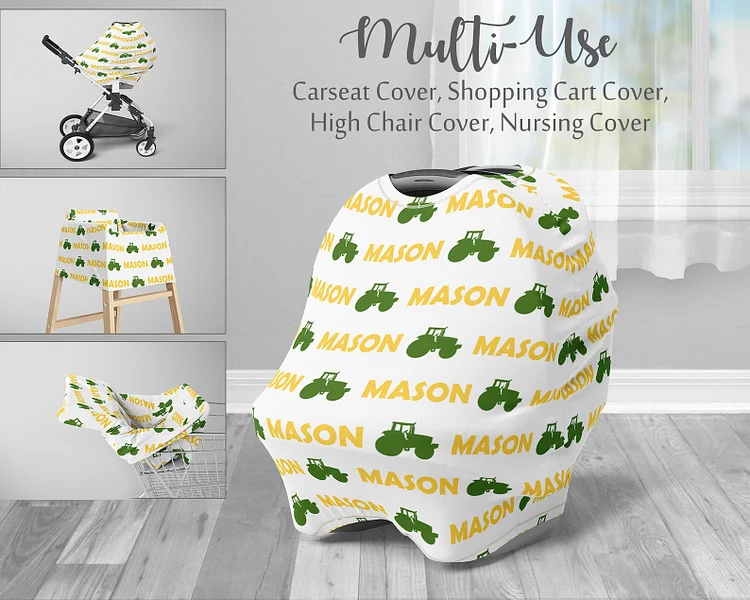 Personalized Baby Car Seat Canopy| Canopyl100