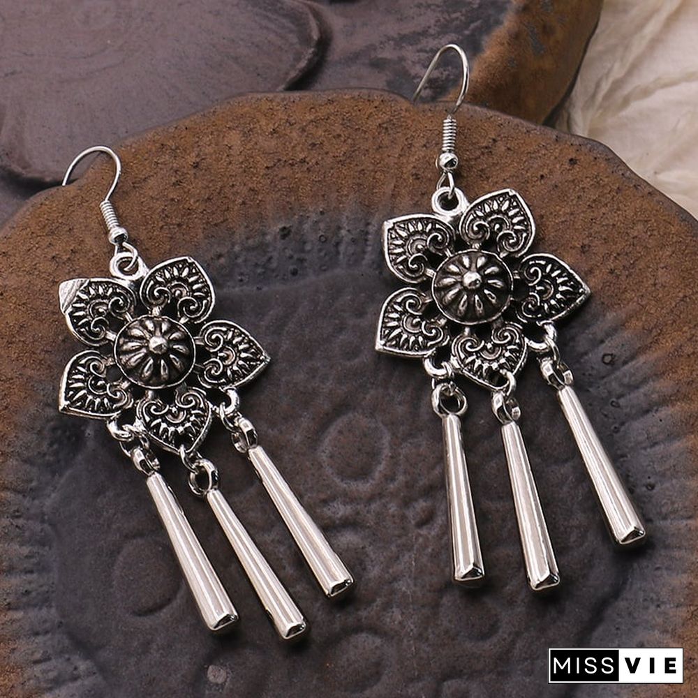 Vintage Bohemian Alloy Earrings
