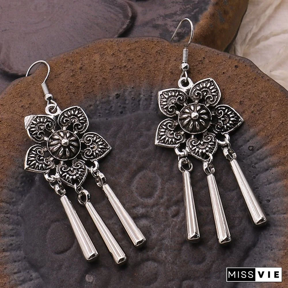 Vintage Bohemian Alloy Earrings