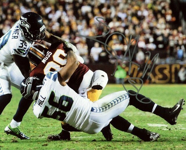 Leroy Hill Seattle Seahawks Autographed Signed 8x10 Photo Poster painting CFS Holo COA