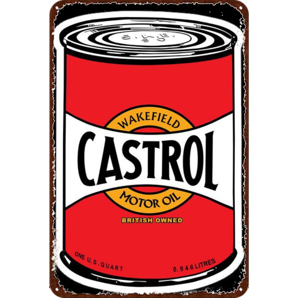 Castrol - Metal Tin Signs(8*12Inch/12*16Inch)