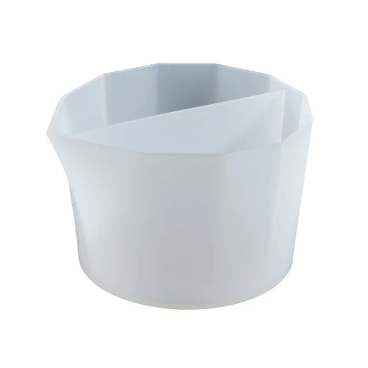 Silicone Split Color Mixing Cup - Multi Channels Paint Divider (2 Channels)