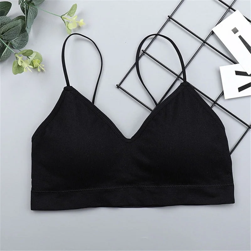 SVOKOR Push Up Bra Sexy Seamless Wireless Bra Elastic Gathering Lingerie Summer Anti-light Korean Style Wild Bras for women