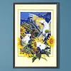 uk.everydayedeals (Limited Stock)Diamond Painting - Full Round - Framed Sunflower Parrot(40*60cm)