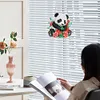 DIY Panda And Rose Diamond Painting Pendant（Single-Sided)