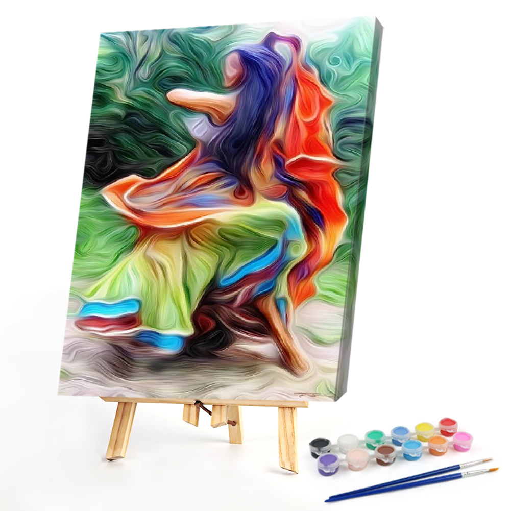 

40*50CM - Paint By Numbers - Abstract Girl, 501 Original
