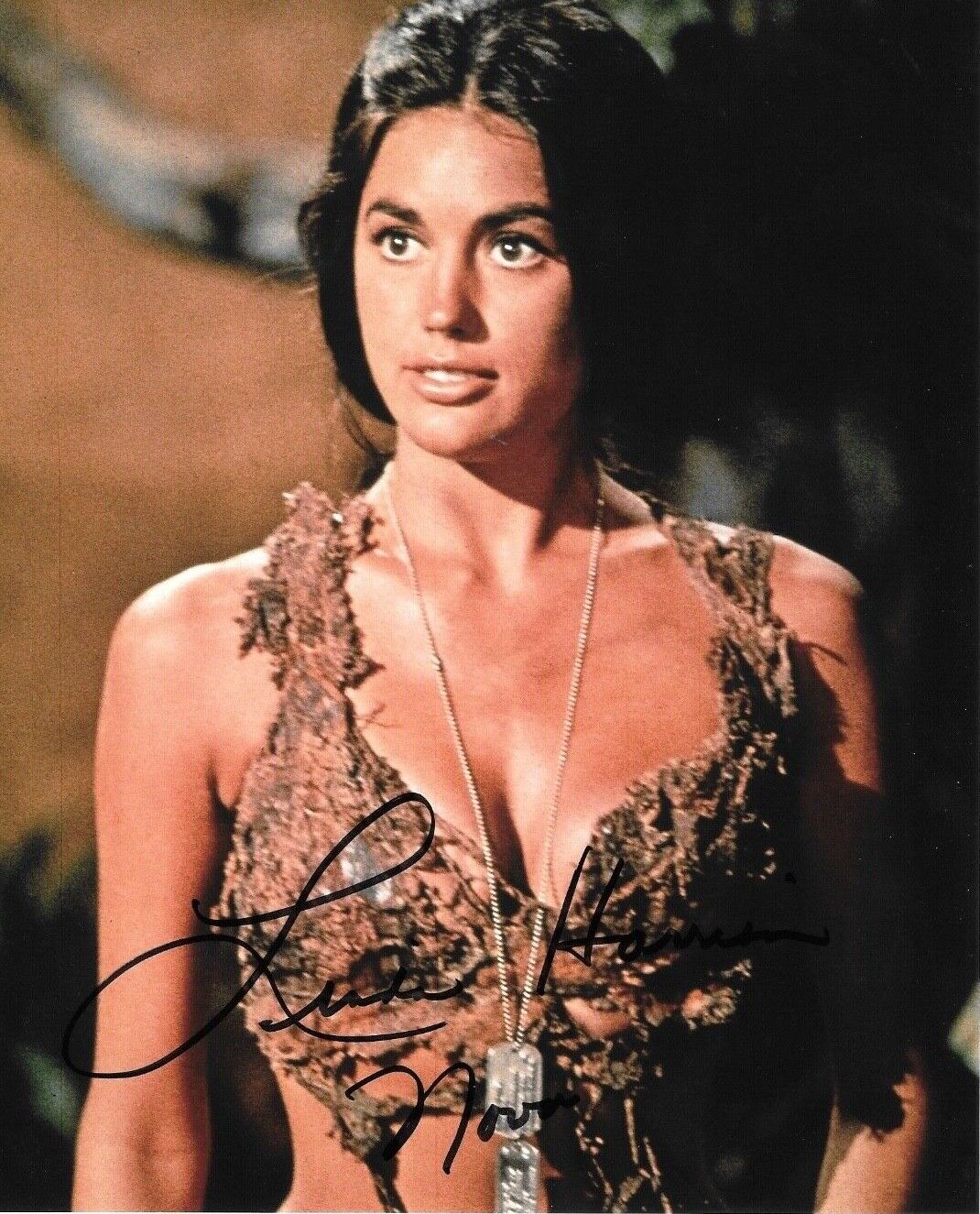 * LINDA HARRISON * signed 8x10 Photo Poster painting * PLANET OF THE APES * NOVA * COA 4