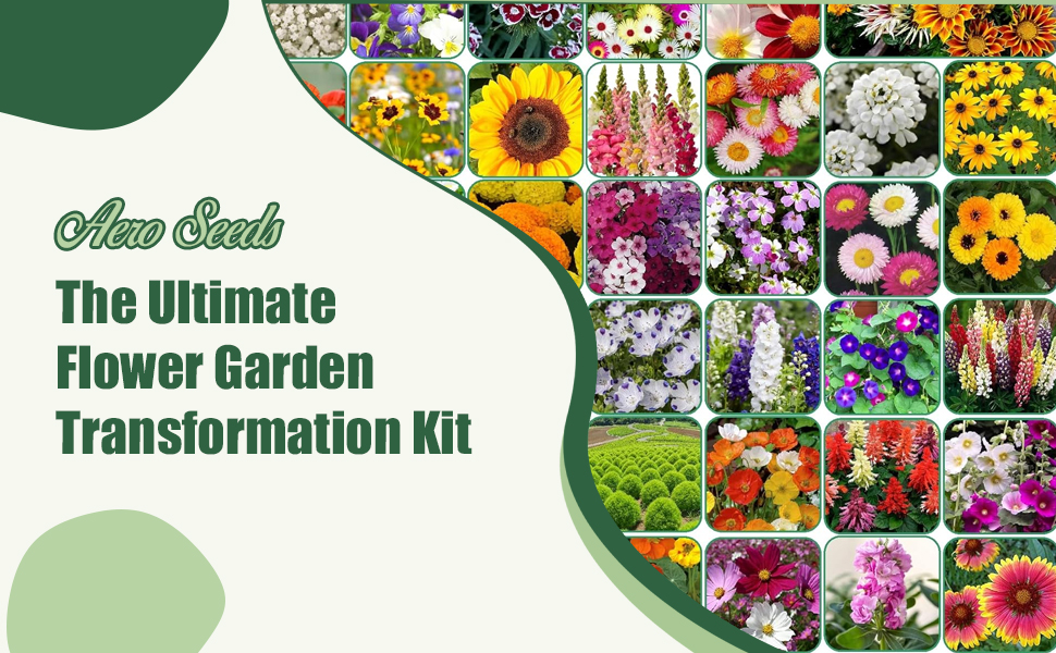 Aero Seeds – The Ultimate Flower Garden Transformation Kit SPN-MC368P