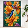 Diamond Painting -5D Full Round Drill Birdsong Fragrant Flowers(60x40cm)