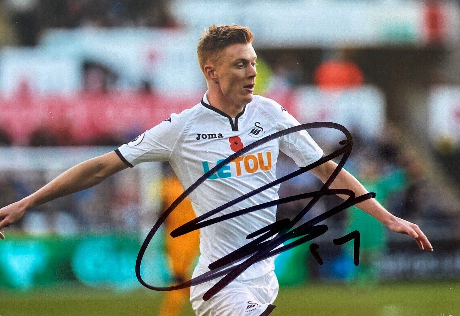 Sam Clucas Genuine Hand Signed 6X4 Photo Poster painting - Swansea City 4