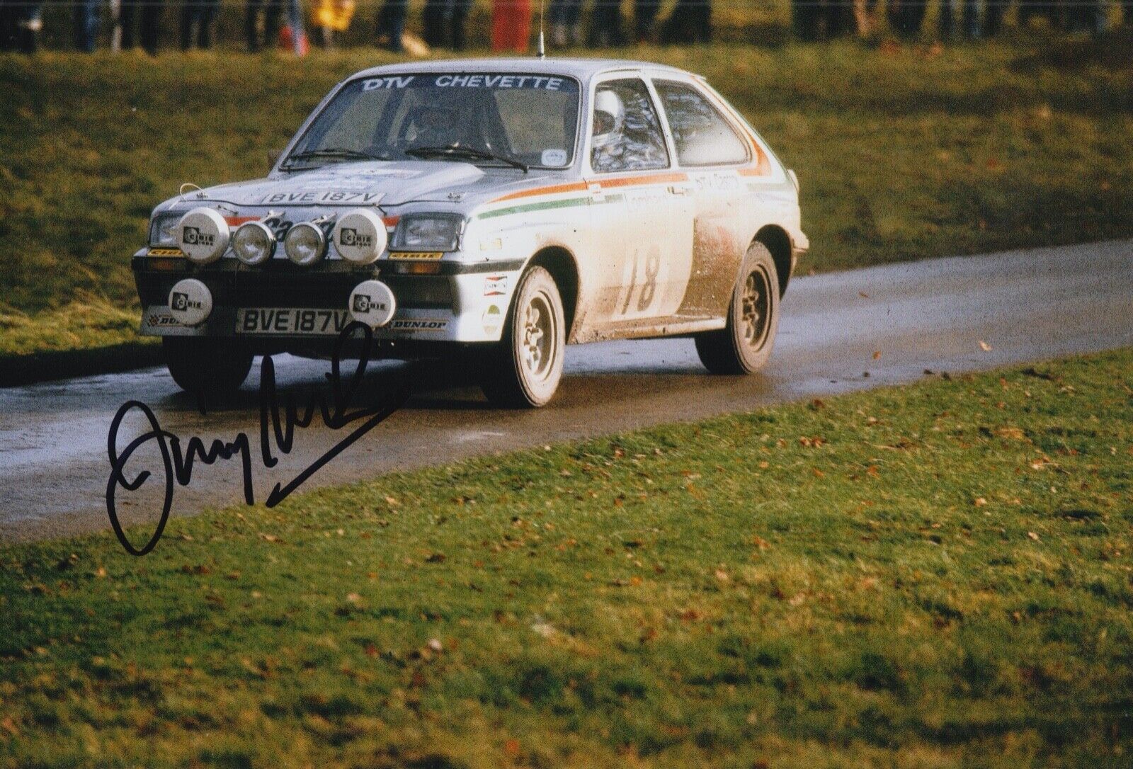 JIMMY MCRAE HAND SIGNED 12X8 Photo Poster painting RALLY AUTOGRAPH 4