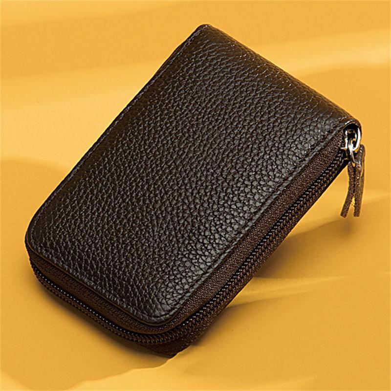 Unisex Creative Organ Card Holder Leather Large-Capacity Wallet