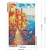 (40*60cm)Seaside Town - Full Round Drill Diamond Painting