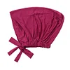 Solid Color Modal Elastic Band Cap with Rope Adjustable Headband