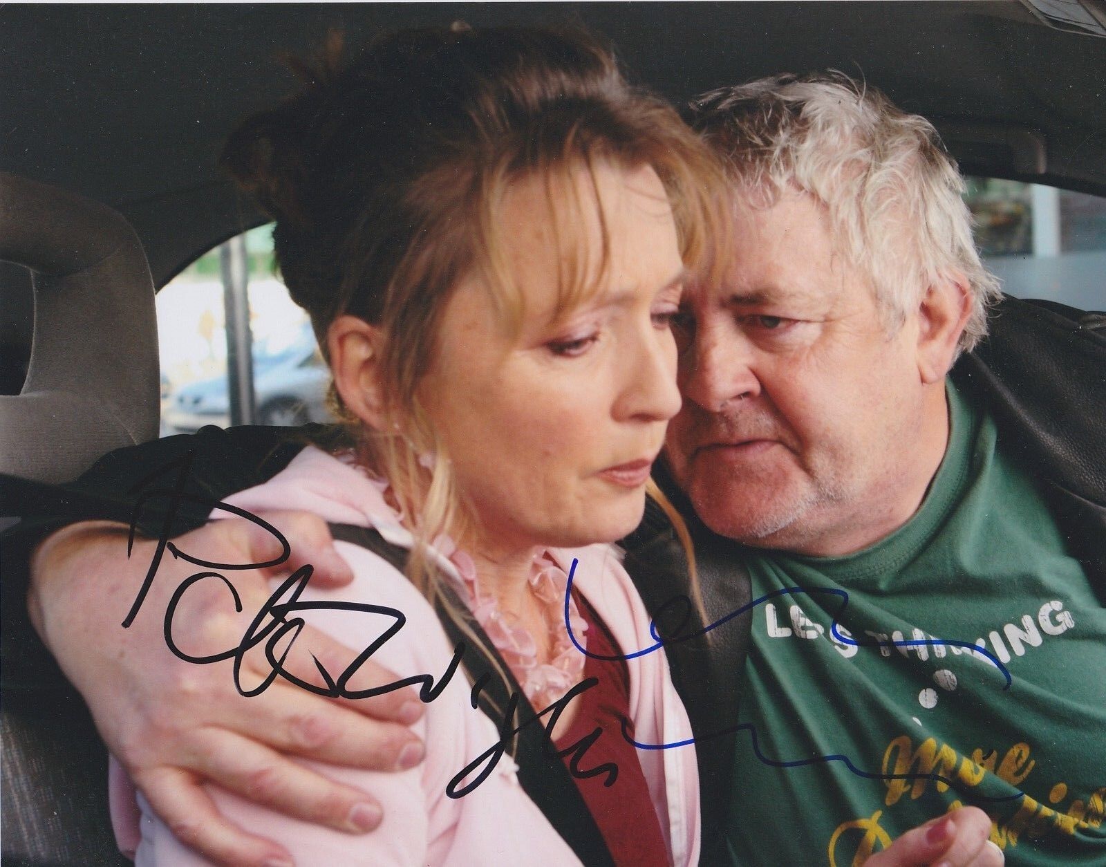 Peter Wight/Lesley Manville Signed Another Year 10x8 Photo Poster painting AFTAL