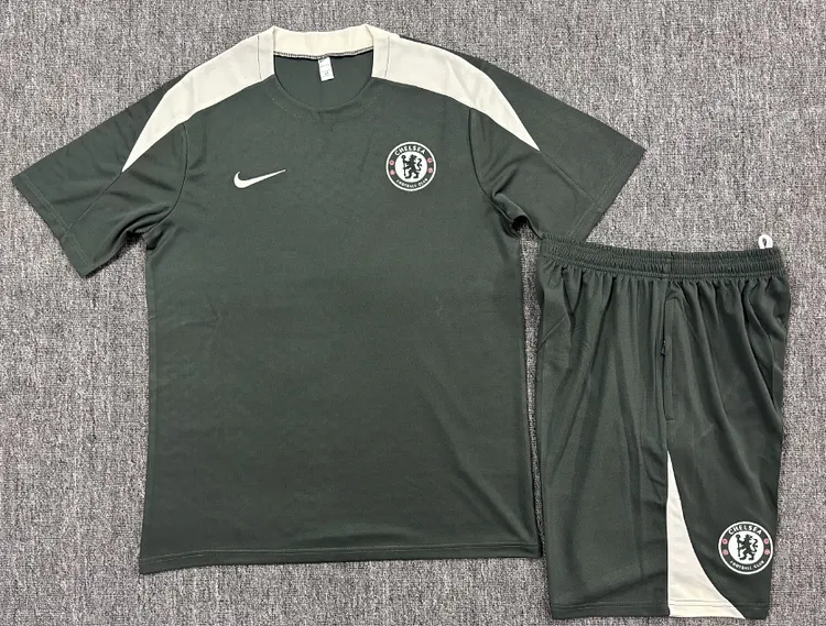 25-26 season children's version of Chelsea military green jersey