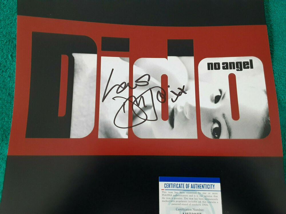 DIDO  autographed 12X12 great color Photo Poster painting PSA DNA  Certified