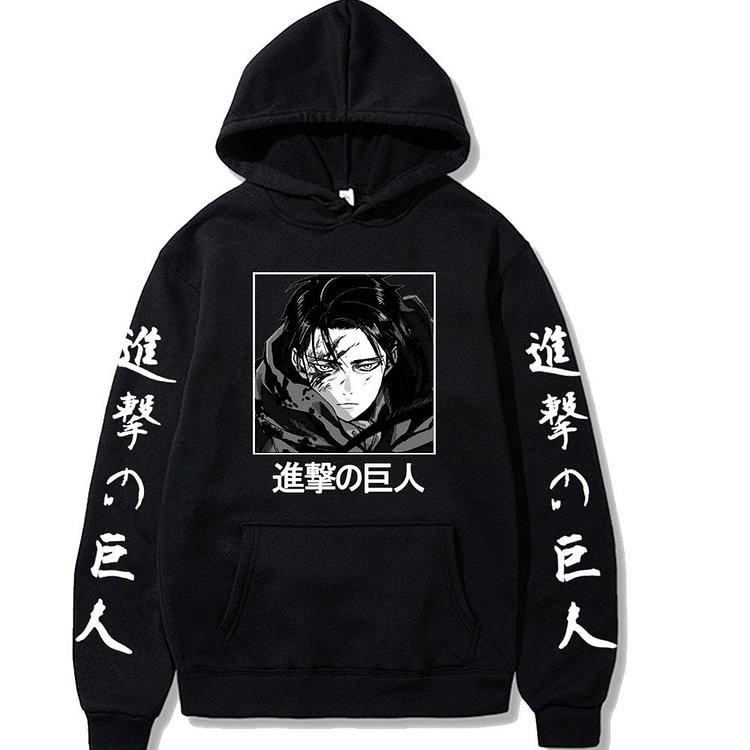 Attack On Titan AOT Levi Unisex Hoodie Pullover weebmemes