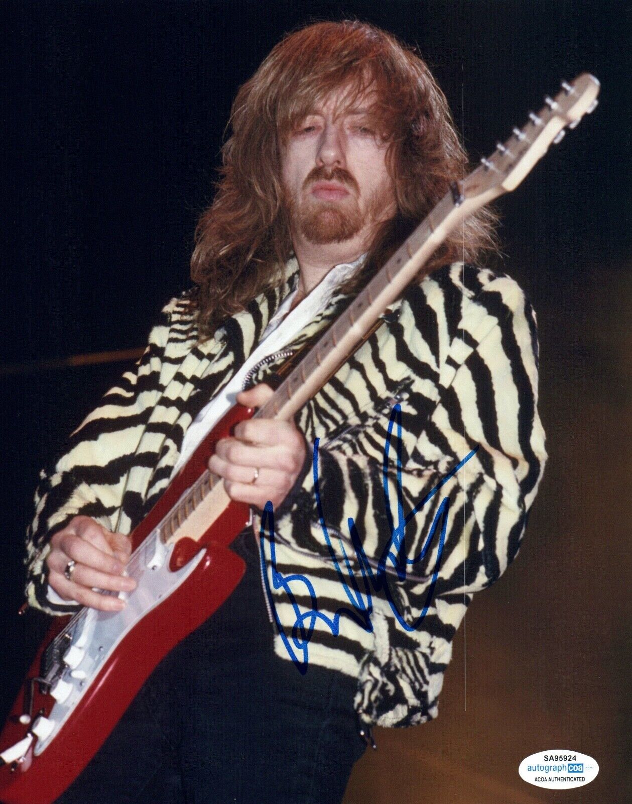 Brad Whitford Signed Autographed 8x10 Photo Poster painting Aerosmith Guitarist ACOA COA