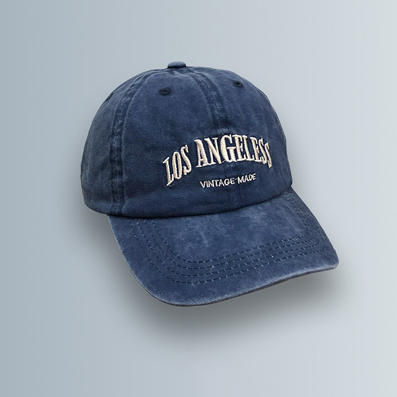 Vintage Washed Los Angeles Embroidery Cap