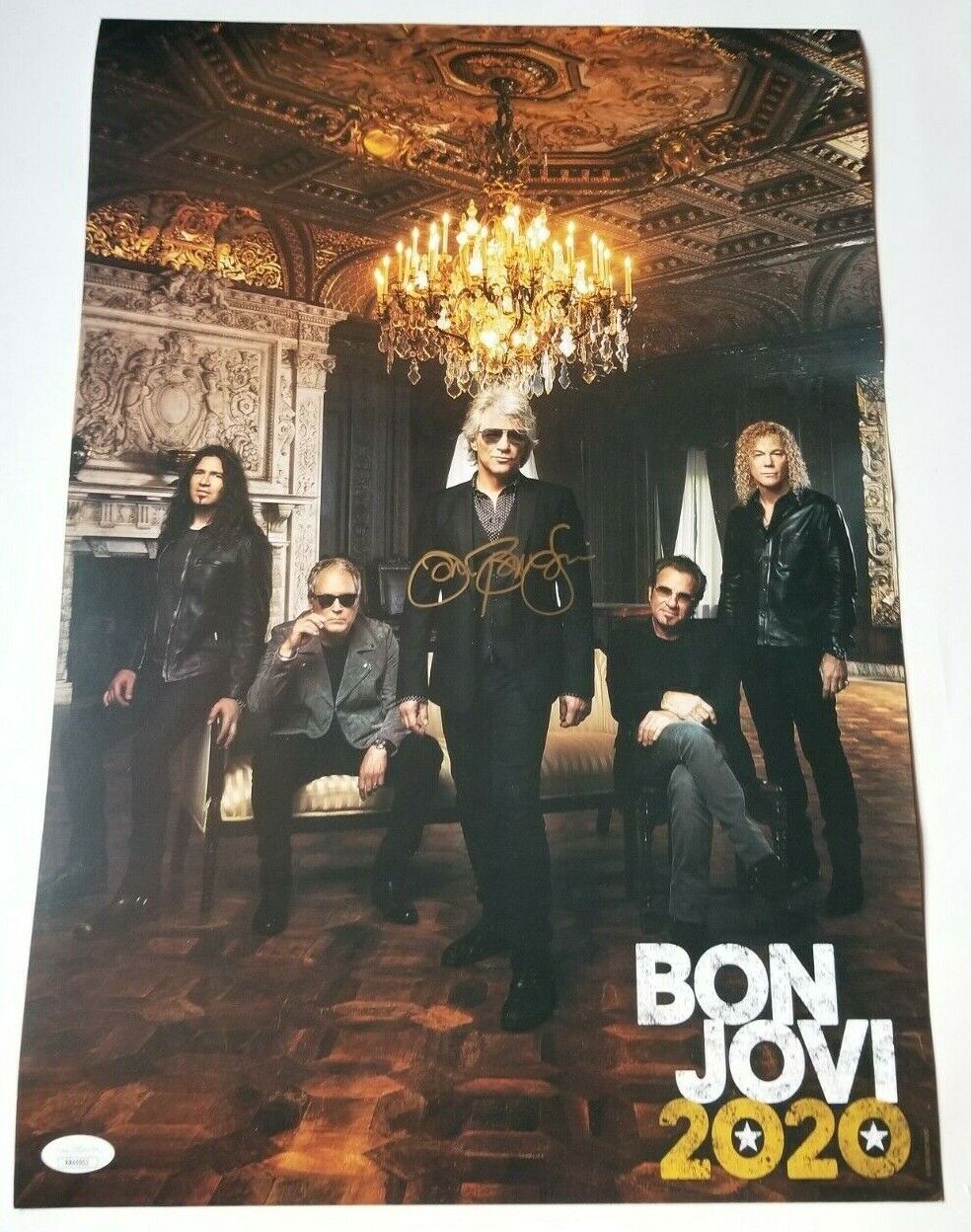 Jon Bon Jovi REAL hand SIGNED 13x19 2020 Poster #2 JSA COA Autographed