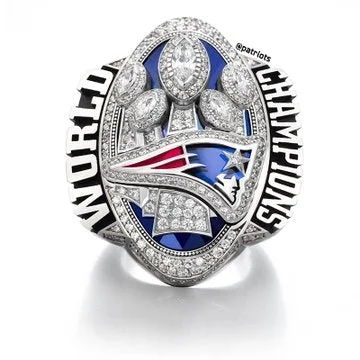 2016 New England Patriots Super Bowl LI Championship Ring Presented, Lot  #56867