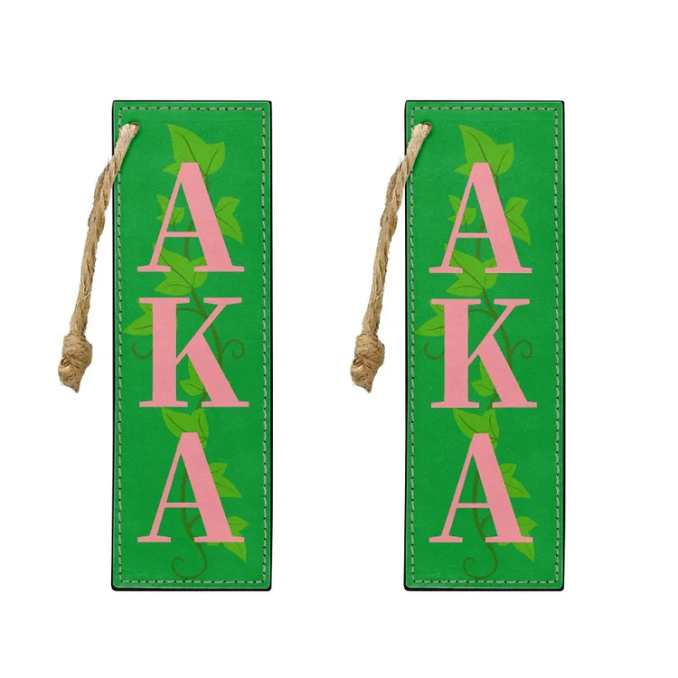 Leather bookmark (set of 2)