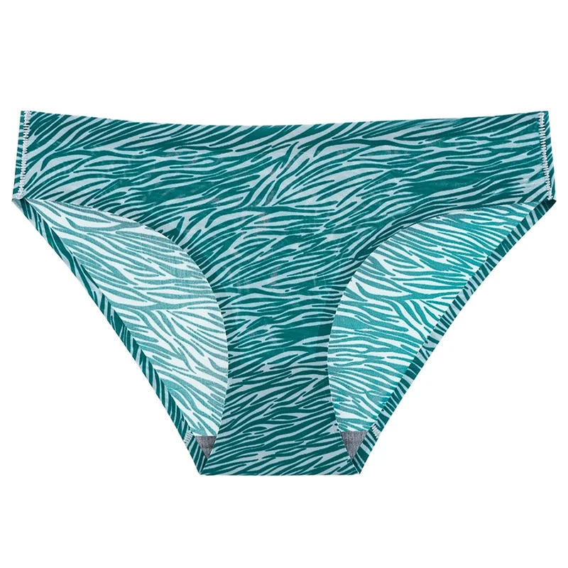 Women's Panties Large Size Traceless Printing Underwear European and American  comfort briefs low waist seamless Panties