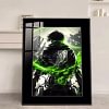 Levi Ackerman Decorative Painting - Attack On Titan Decorative Painting - JuZi Studio