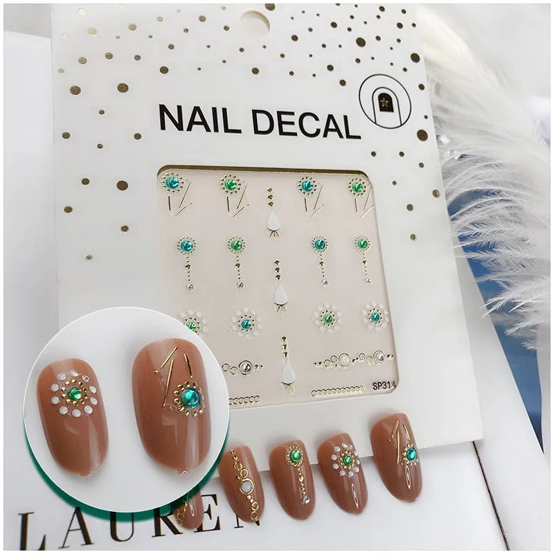 (1Pcs/Sell)Super Bright Round Ultrathin Sequins Colorful Nail Art Glitter Tips  3D girl Nail Decoration Manicure DIY Accessorie 515-Nail Inspo