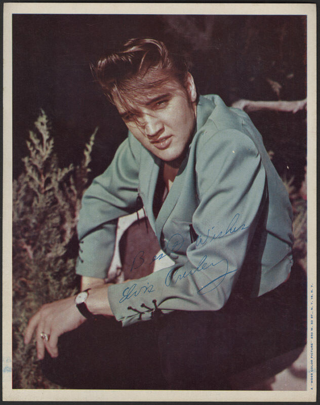 ELVIS PRESLEY Signed Photo Poster paintinggraph - Rock & Roll Singer / Vocalist - preprint