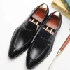Mens formal genuine leather loafers designer