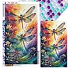 Diamond Painting-DIY Full Round Drill Dragonfly(70*40 CM)