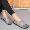 Gioiacombo&trade; Scarpe casual in pelle con velcro comfort da donna