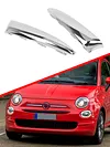 1 Pair Front Bumper Upper Grill Moulding Trim for FIAT 500 312 LOUNGE 2016-2020