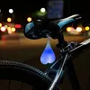 Bicycle Taillight Creative Egg Light Outdoor Night Riding High Brightness Heartbeat Warning Light Backpack Hanging Light Cycling Equipment
