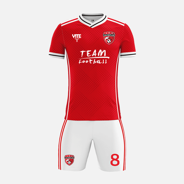 YITE | YTZQ200-White  And Red Soccer Uniforms