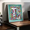 Butterfly Flower L 5D Partial Drill DIY Diamond Painting Kit 30*30cm