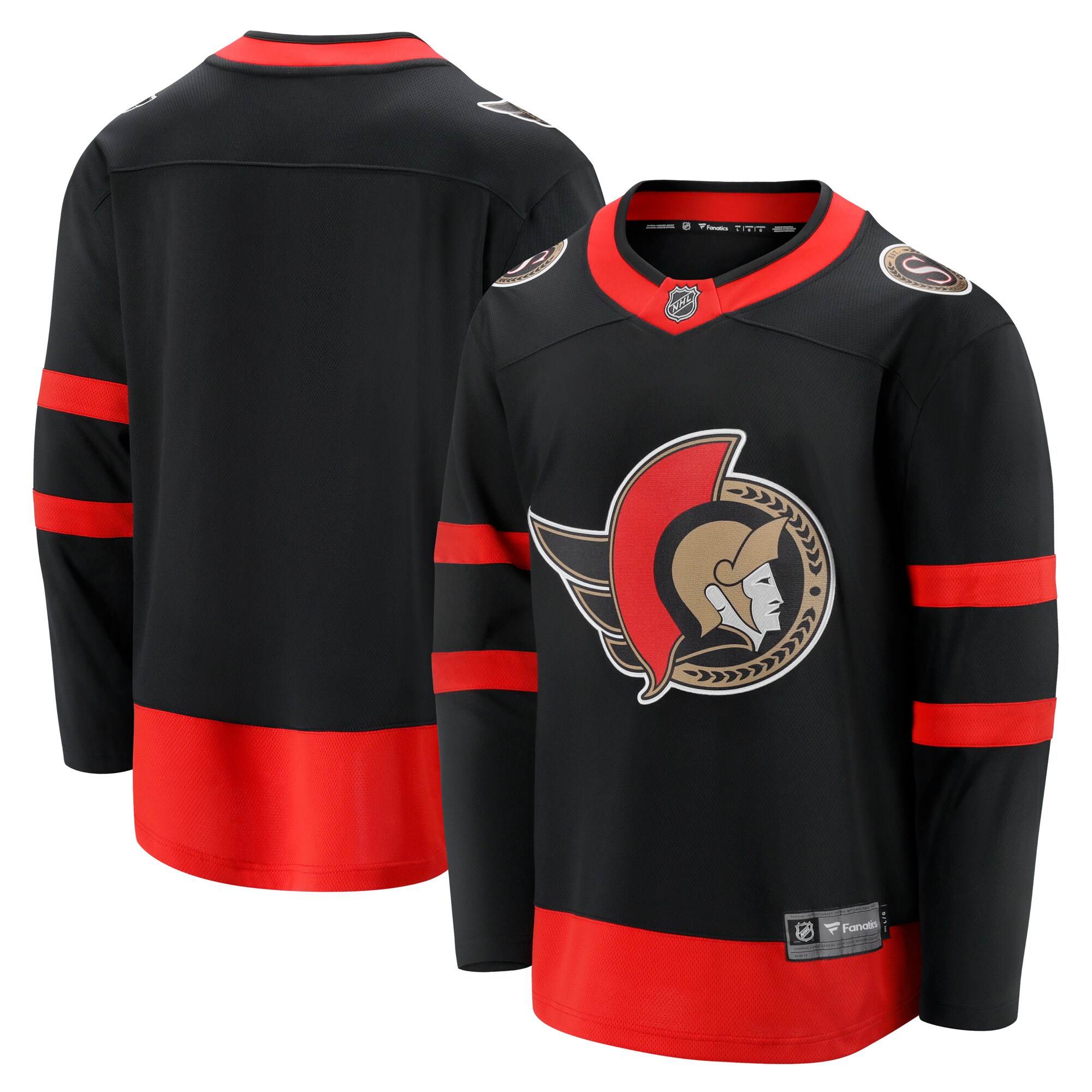Ottawa Senators Fanatics Home Breakaway Jersey &ndash; Black mysite