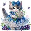 Diamond Painting-DIY Crystal Rhinestone Cat Lady