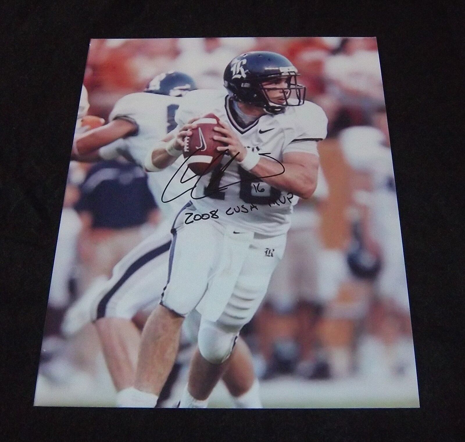 Rice University Owls Chase Clement Signed Autographed Photo Poster painting COA 2008 CUSA MVP